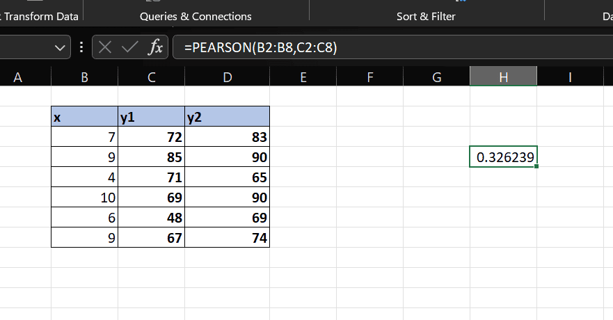 How To Find Correlation Coefficient In Excel