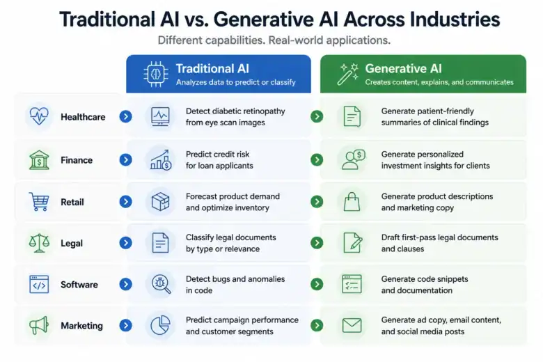 AI vs Generative AI