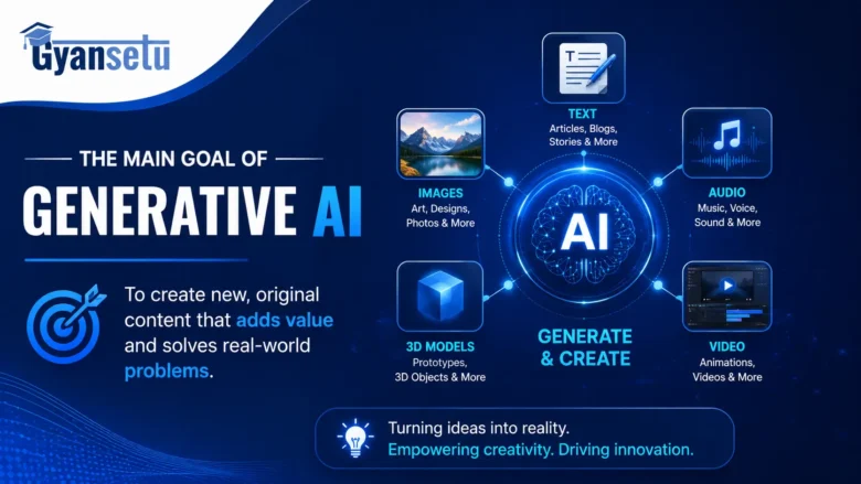main goal of generative ai