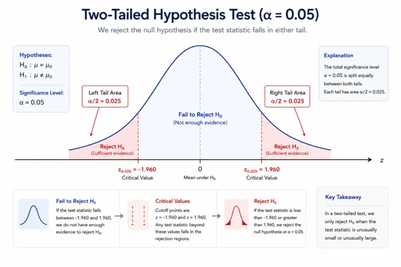 One-Tailed vs Two-Tailed Test